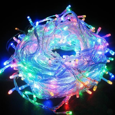 Instalatii Luminoase Craciun Snur 8m 100LED Multicolore Fir Incolor 3127