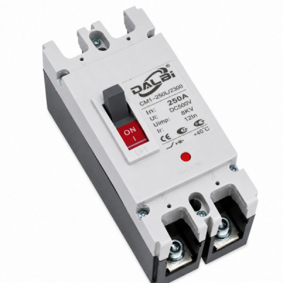 Intrerupator MCCB DC 2P 250A 500V Panouri Fotovoltaice DALBI 5A059 XXM