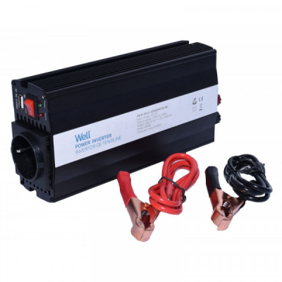 Invertor Auto 600W Alimentare 12V Iesire 220V + USB 7C003 XXM