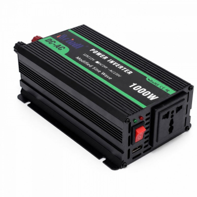 Invertor de Tensiune 1000W 12V la 220V Unda Sinusoidala Modificata USB 7C007 XXM