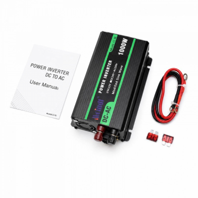 Invertor de Tensiune 1000W 12V la 220V Unda Sinusoidala Modificata USB 7C007 XXM