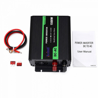 Invertor de Tensiune 1500W 12V la 220V Unda Sinusoidala Modificata USB 7C008 XXM