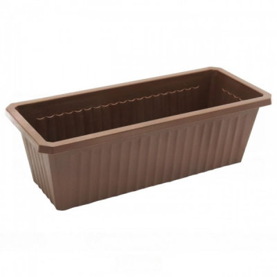 Jardiniera Decor cu Tava incorporata 40cm Maro CRL DNC7330
