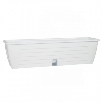 Jardiniera Lido Plus Teracot cu tava incorporata 60x16.5cm 12.3L Alb CNN30073