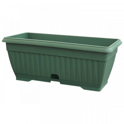 Jardiniera Mediteran 40cm cu tava Verde DNC50886