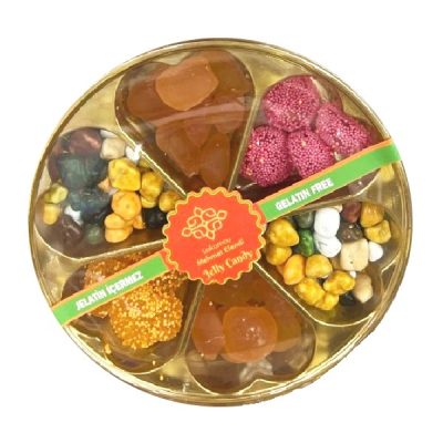 Jeleuri si Gustari Dulci Heart Jelly Candy Pebble Lokumcu 240g MGR31309