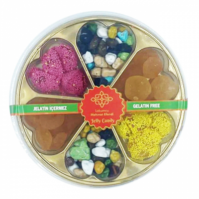 Jeleuri si Gustari Dulci Heart Jelly Candy Pebble Lokumcu 240g MGR31309