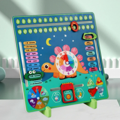 Joc copii Calendar Ceas Anotimpurile Zilele si Lunile MB-022 CWT