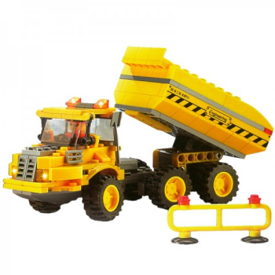 Joc set constructie Camion cu Basculanta Kazi 8043