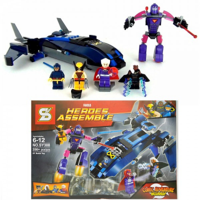Joc tip Lego Heroes Assemble SY308 356 Piese