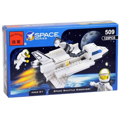 Joc tip Lego Naveta Spatiala Discovery Enlighten 509 cu 125 Piese