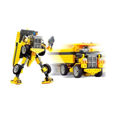 Joc Tip Lego Set Constructie Robot Camion Transformer Kazi 8019