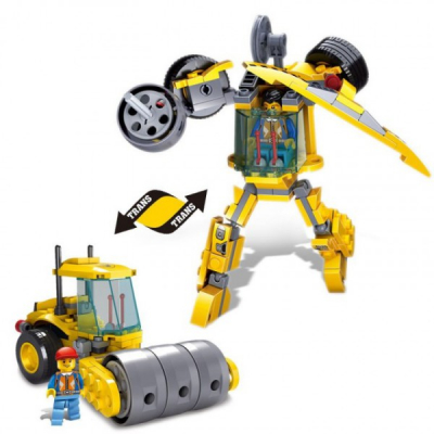 Joc Tip Lego Set Constructie Robot Compactor Transformer Kazi 8027
