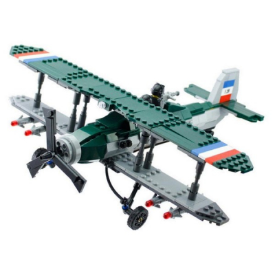 Jucarie Tip LEGO Avion de Vanatoare 402 Piese Kazi KY82002