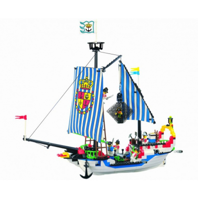 Jucarie tip lego Nava de Razboi Roiala Corsair Series 305