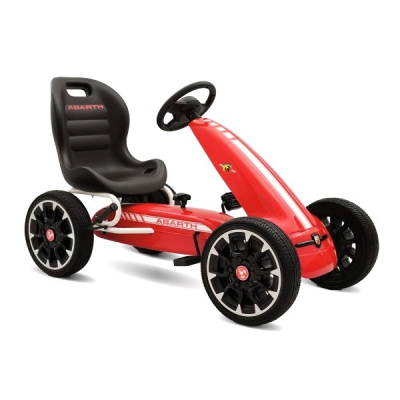 Kart cu Pedale pentru Copii 113x57x73cm Abarth 500 Assetto GC002 Rosu JU