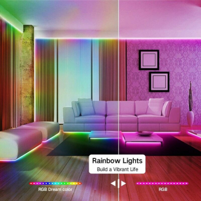 Kit Banda LED RGBIC5050 WS2811 Digital Pixel RGB 5m 300LED 18A108 XXM