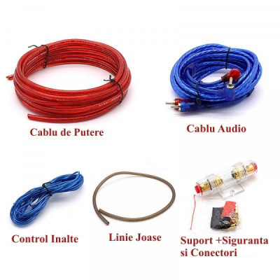 Kit Cabluri Audio Amplificator Subwoofer Auto HT668 MD668 1E010 XXM