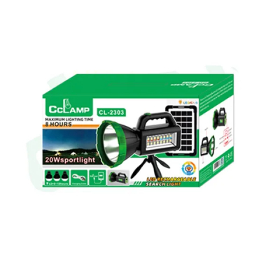 Kit Lanterna cu Panou Solar 3 becuri incluse incarcare telefoane Cclamp CL-2303 NNN
