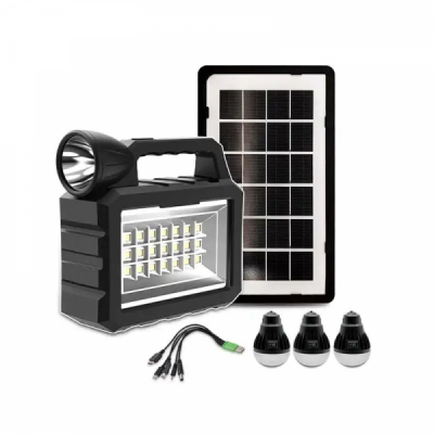 Kit lanterna cu panou solar power bank 3 becuri Cclamp CL-26 NNN