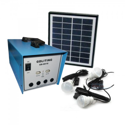 Kit Solar GDLite GD8018 12V12A cu Panou Solar 18V 20W