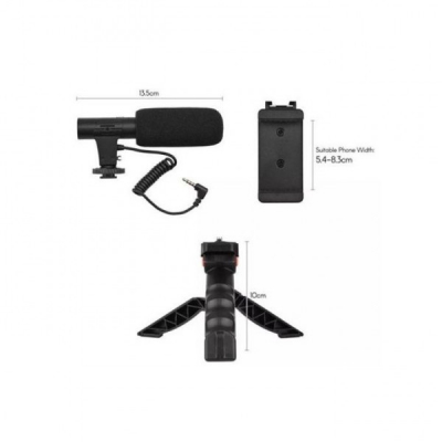 Kit Video Suport Telefon, Lampa LED, Microfon si Trepied KD4920