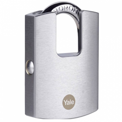 Lacat cu cheie alama nichel satinat Y122B/50/123/1 50mm Yale 3 chei MNR1330