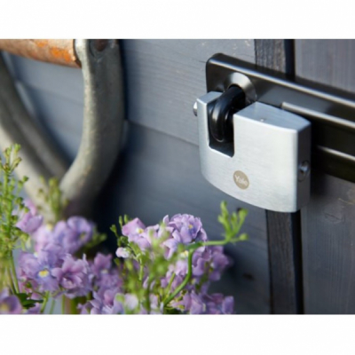 Lacat Yale alama 60mm rectangular crom satinat Y124B/60/110/1 MNR6323