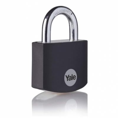 Lacat Yale din aluminiu corp 38mm nivel standard protectie YE3B/38/119/1/BK MNR261