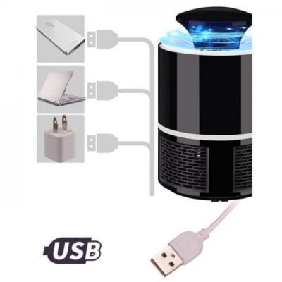 Lampa Anti Tantari la USB, Capcana UV cu Aspirare Purple Vortex WD07