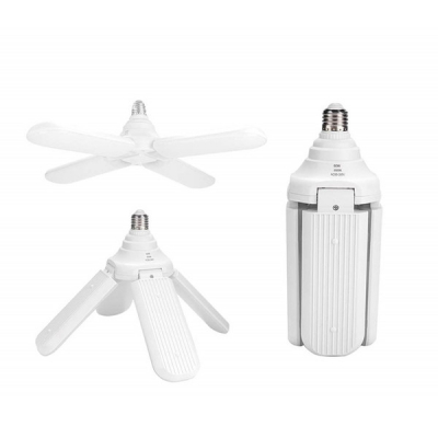 Lampa LED cu 4 Brate Mobile Ajustabile Fan Blade E27 3000K 60W