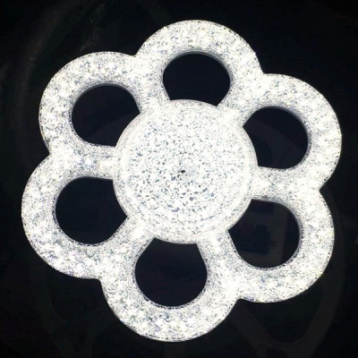 Lampa LED Floare 36W Alb Rece E27 28cm