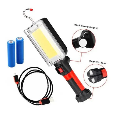 Lampa Lucru COB LED, Acumulator la USB, Magnet Carlig Agatare ZJ8859B