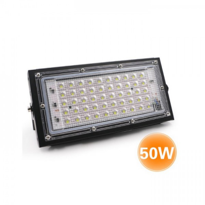 Lampa Lucru Panou 50LED SMD, Maner 12V Cabluri Clesti CaiCai 1813 50W