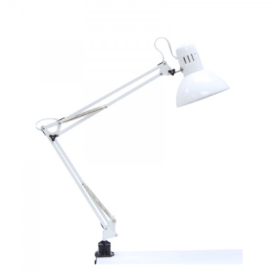 Lampa Metalica pentru Masa de Lucru Saloane Manichiura Alba LPMS