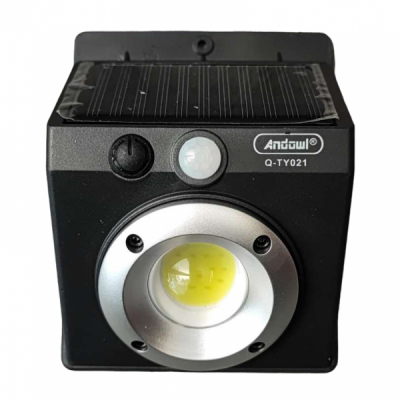 Lampa Perete COB LED Incarcare Solara Senzor On/Off Andowl QTY021