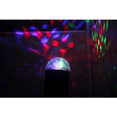 Lampa Rotativa cu 3 LEDuri 1W Multicolore Efect Disco