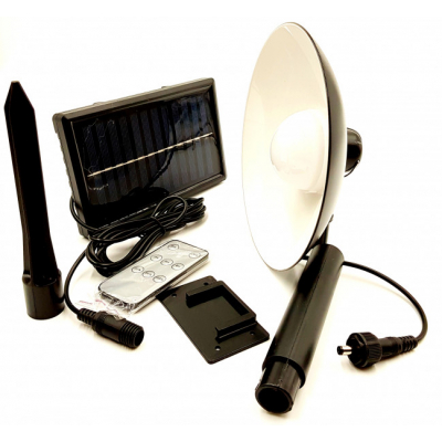 Lampa Solara cu Agatatoare, LEDuri 5W, Senzor, Telecomanda XF707