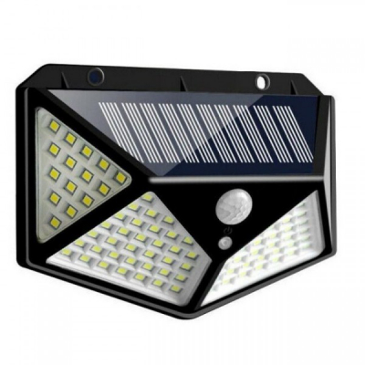 Lampa Solara de Perete 100 LEDuri si Senzori 13x9.5cm FX100LED XXM