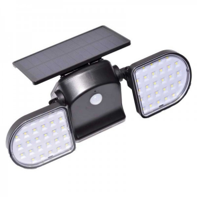 Lampa Solara Dubla 2x28 LED Senzori Lumina Miscare JC131 XXM