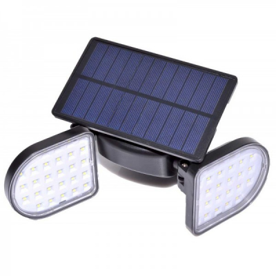 Lampa Solara Dubla 2x28 LED Senzori Lumina Miscare JC131 XXM