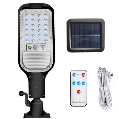 Lampa Solara LED Senzori, Acumulator, Telecomanda, 120W JX518