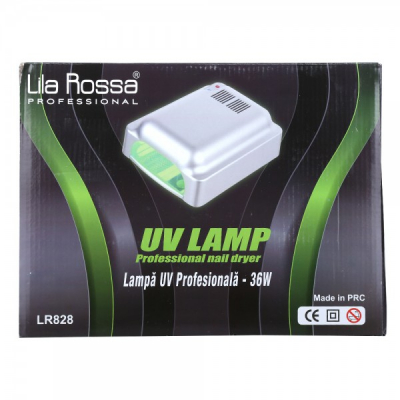 Lampa UV 36W Uscare Rapida Gel Unghii si Oja Semi Lila Rossa LR828