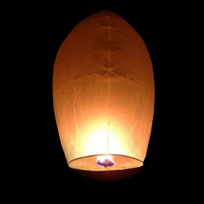 Lampion Zburator Oval 80x40cm