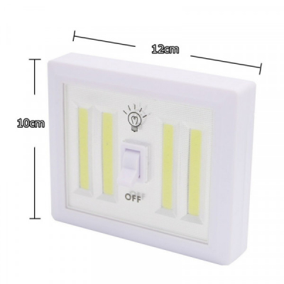 Lanterna 4x1W COB LED tip Intrerupator Fara Fir pe Baterii 19C007 XXM