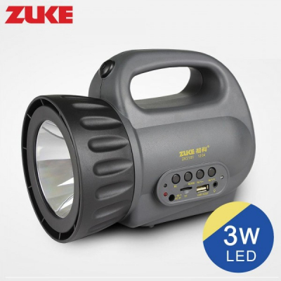 Lanterna cu LED 3W USB si Radio FM ZUKE ZK2181