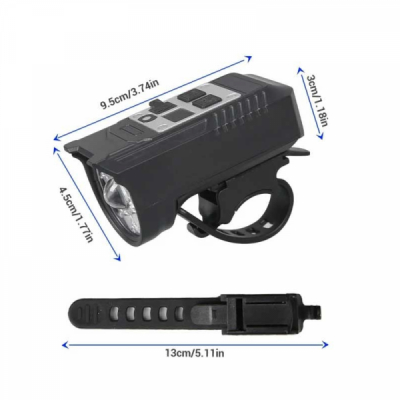 Lanterna de Bicicleta cu 9 LED-uri si Senzor de Lumina L-S75 19C032 XXM