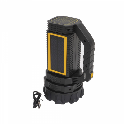 Lanterna de mana incarcare solara USB, 3 intensitati P70 Zilan ZTS8963