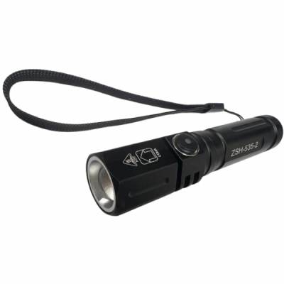 Lanterna de Mana LED 5W Zoom Incarcare USB-C Acumulator 18650 ZSH5352