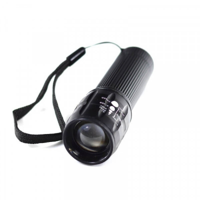 Lanterna de Mana Metalica Zoom LED 1W pe baterii EC86 19A026 XXM